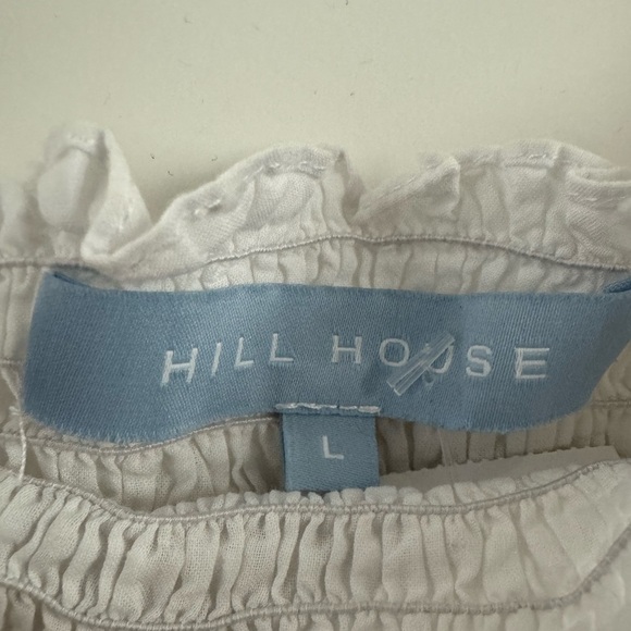 Hill House The Athena Nap Dress in Sheer White Swiss Dot large - Picture 7 of 8